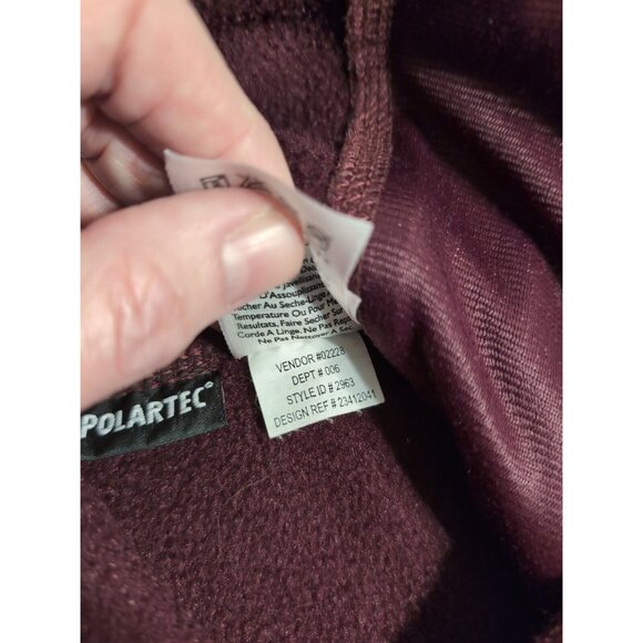 Eddie Bauer Polartec Fleece Full Zip Vest Men's Purple Size S Zip Pockets - Picture 7 of 9